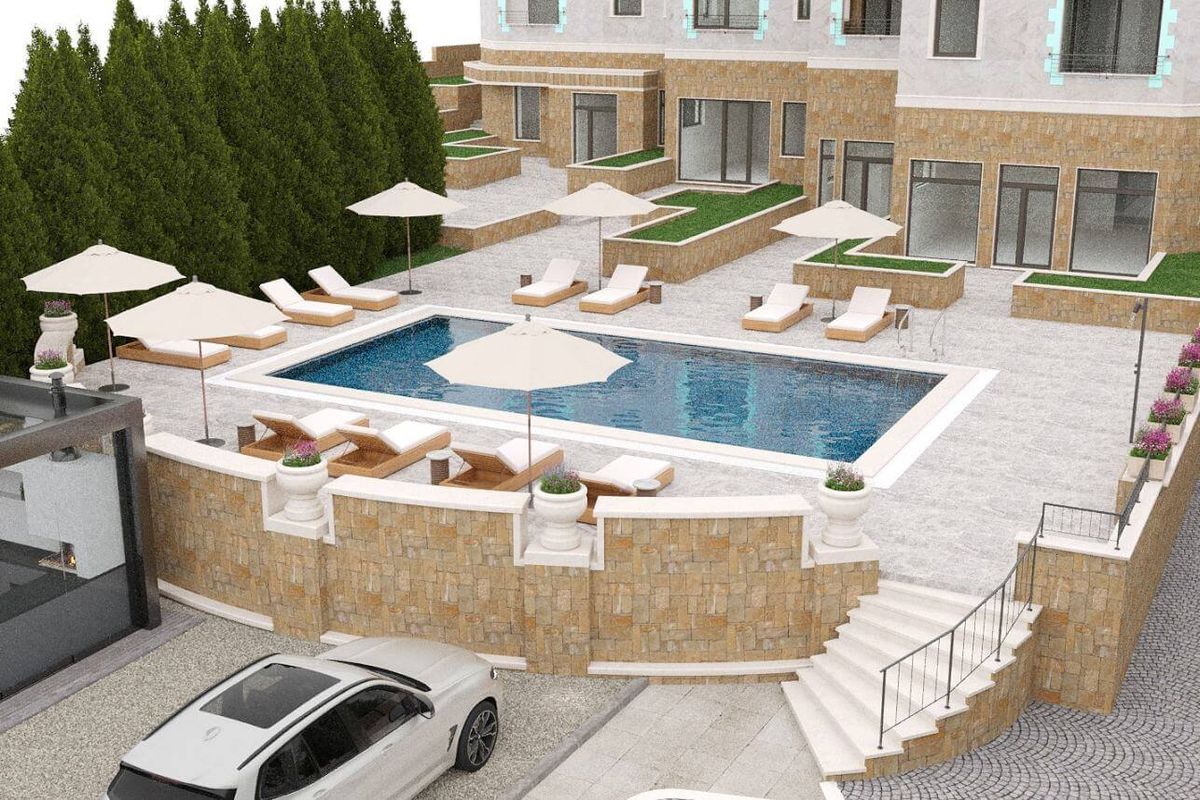 Рендер на сграда Solea Apartments